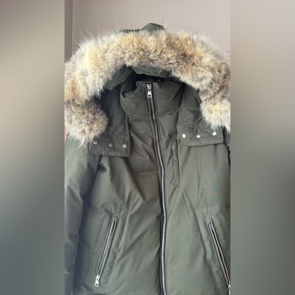 Soia & Kyo Olive Green Parka with Fur Trim